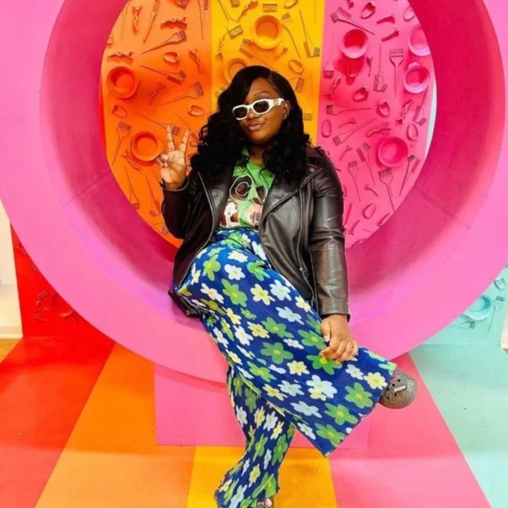 Sammy B Women’s Pleated High Waist Pants